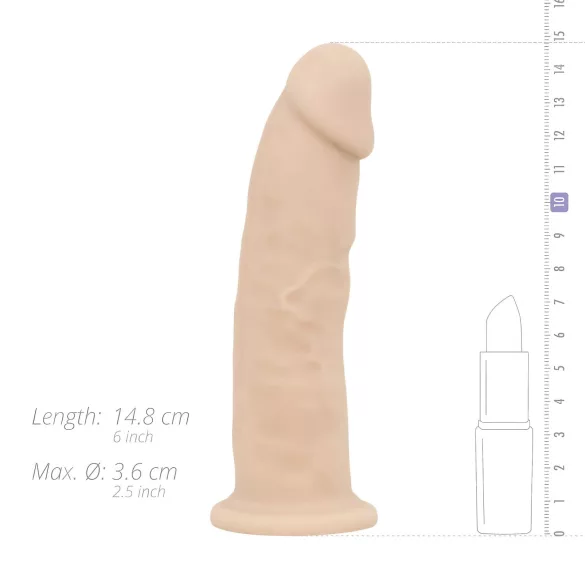 Real Fantasy Harris - realistické dildo - 15 cm - tělová barva