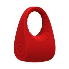   Red Revolution Sphinx - dobíjecí, vodotěsný kroužek na penis (červený)