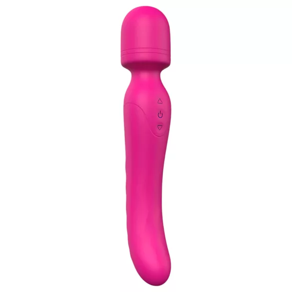 Vibes of Love Wand - masážní vibrátor - akumulátor, zahřívací - růžový