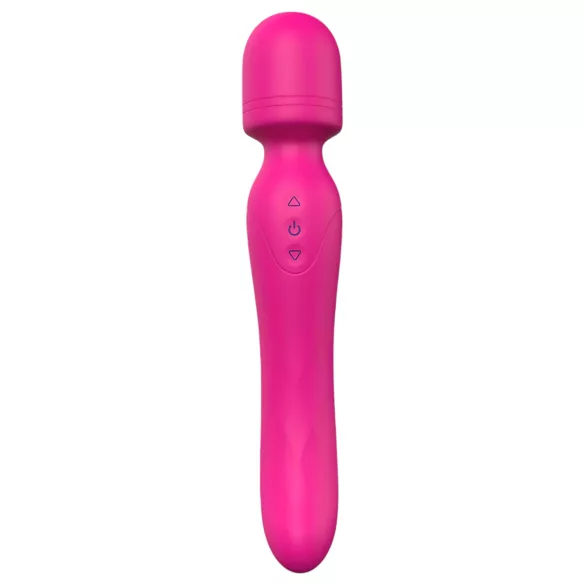 Vibes of Love Wand - masážní vibrátor - akumulátor, zahřívací - růžový