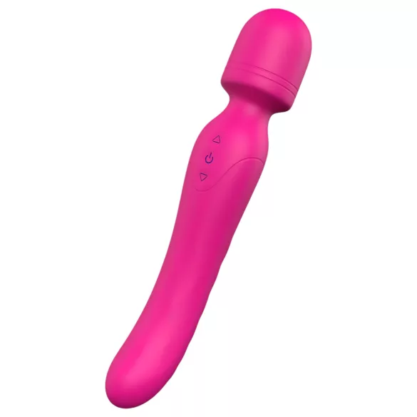 Vibes of Love Wand - masážní vibrátor - akumulátor, zahřívací - růžový