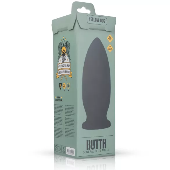 BUTTR Yellow Dog - dildo s přísavkou - černý
