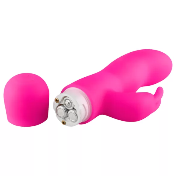 Easytoys Mad Rabbit - vibrátor s králičími oušky - stimulace klitorisu - růžový