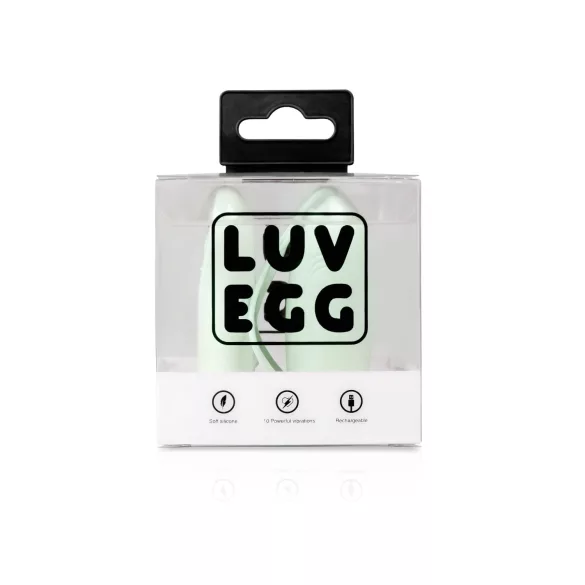 LUV EGG - vibrační vajíčko na dálkové ovládání - nabíjecí - zelené