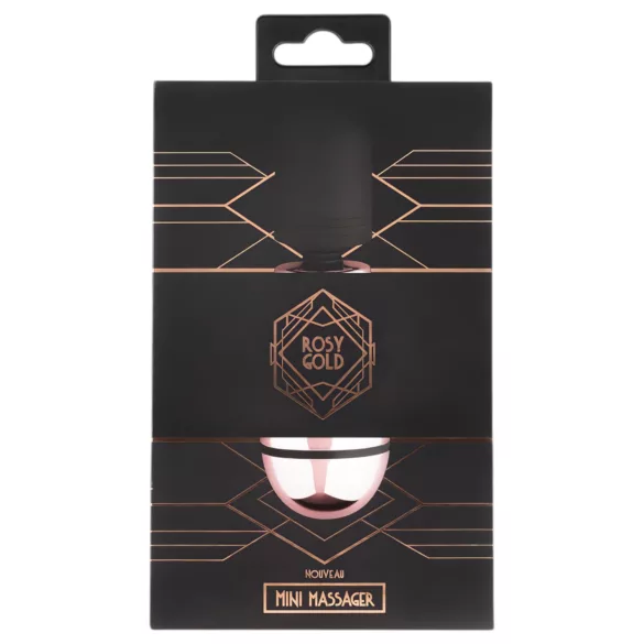 Rosy Gold - mini masážní vibrátor - dobíjecí - růžové zlato