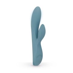   Bloom Violet Rabbit - nabíjecí vibrátor na bod G s ramínkem na klitoris (tyrkysový)