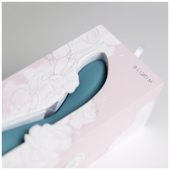 Bloom Rose - vibrátor na bod G - silikonový - dobíjecí - tyrkysový