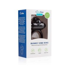 EasyToys Bunny - vibrační návlek na penis (černý)