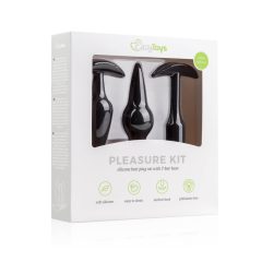   Easytoys Pleasure kit - pestrá sada análních dild (černá)