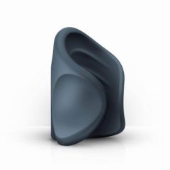   Boners - dobíjecí vibrační otevřený masturbátor (šedý)