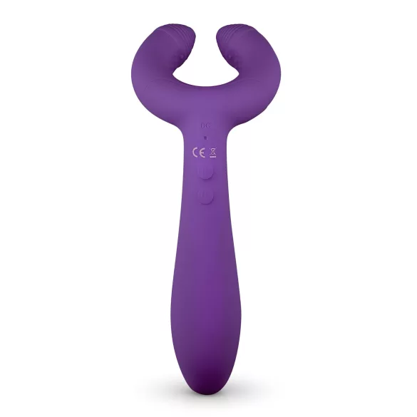 Easytoys - párový vibrátor - nabíjecí, vodotěsný - fialový