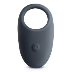   Boners - vodotěsný vibrační kroužek na penis na baterie (šedý)