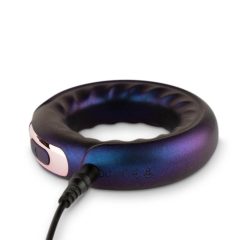   Hueman Saturn - nabíjecí, vodotěsný vibrační kroužek na penis (fialový)