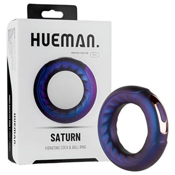 Hueman Saturn - vibrační erekční kroužek na penis