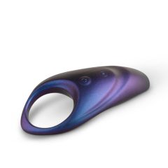   Hueman Neptune - dobíjecí, vodotěsný, rádiový vibrační kroužek na penis (fialový)