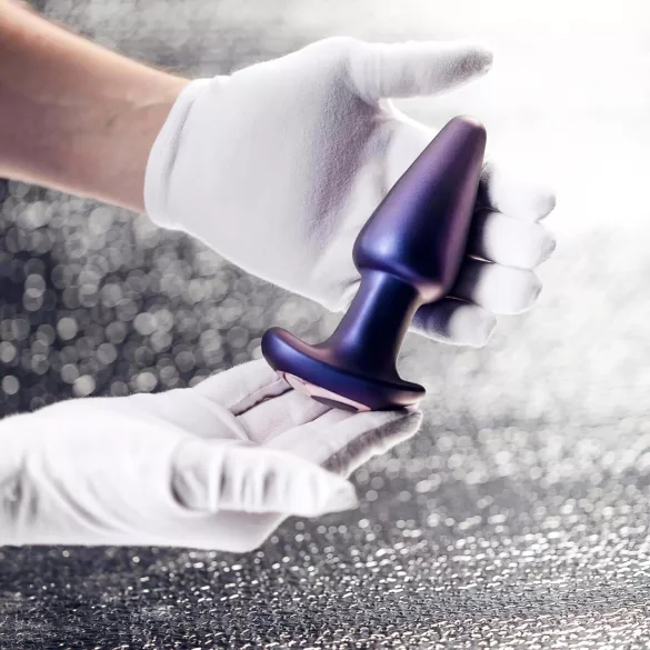 Hueman Asteroid - anální vibrátor s rotujícími perlami - fialový