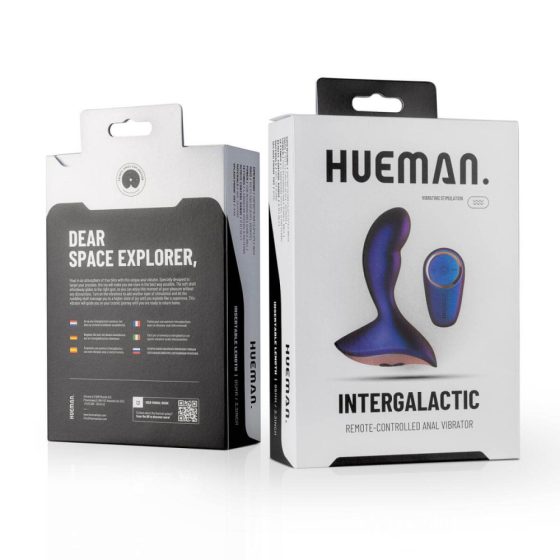 Hueman Intergalactic - dobíjecí rádiový anální vibrátor (fialový)
