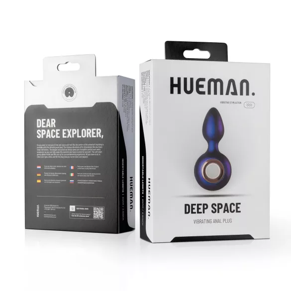 Hueman Deep Space - anální vibrátor s akumulátorem - fialový