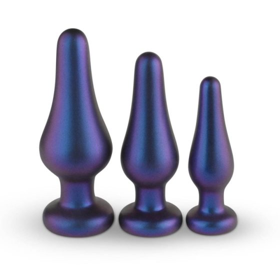 Hueman Comets - sada silikonových análních dild (3 kusy) - fialová