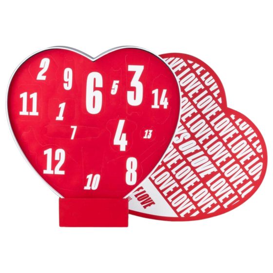 LoveBoxxx 14 dní lásky - lákavá sada vibrátorů pro páry (červená)