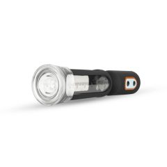   CRUIZR CS08 - automatická pumpa na penis na baterie (černá-průhledná)