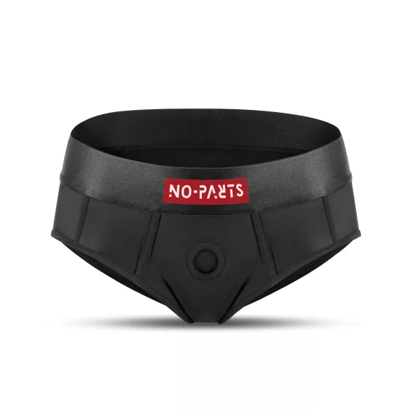 No-Parts Robin - strap-on kalhotky - černé - velikost L