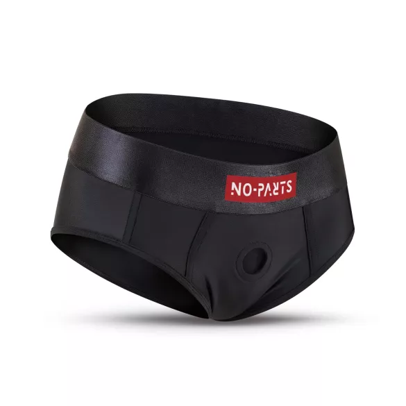 No-Parts Robin - strap-on kalhotky - černé - velikost L