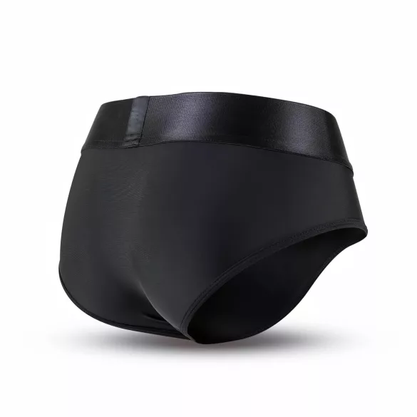 No-Parts Robin - strap-on kalhotky - černé - velikost L