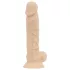 Real Fantasy Ashton - realistický dildo s varlaty - 20,5 cm - tělová barva
