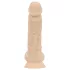 Real Fantasy Ashton - realistický dildo s varlaty - 20,5 cm - tělová barva