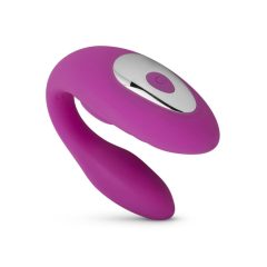   Easytoys Tap Dancer - dobíjecí, vodotěsný, rádiem řízený vibrátor (růžový)