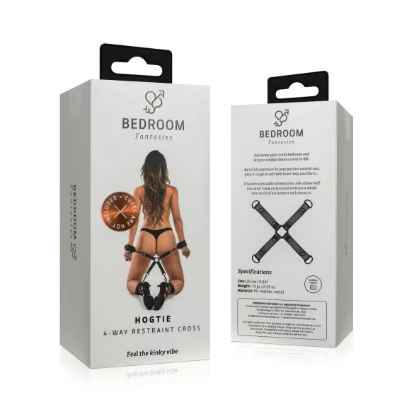 Bedroom Fantasies - kříž na bondage - černý