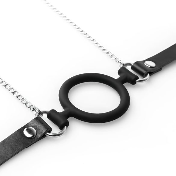 Bedroom Fantasies - roubík a svorky na bradavky - stříbrná/černá