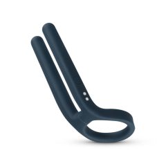   Boners - Nabíjecí kroužek na penis a stimulátor varlat (modrý)