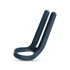   Boners - Nabíjecí kroužek na penis a stimulátor varlat (modrý)