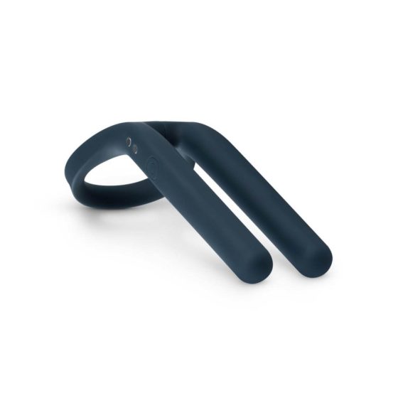Boners - Nabíjecí kroužek na penis a stimulátor varlat (modrý)