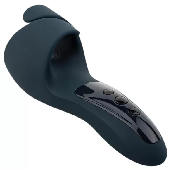 Boners - vibrační masturbátor žaludu - akumulátor, vodotěsný - modrý