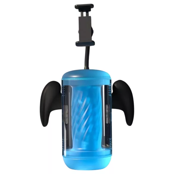 BLOWCAST Wingman Lite - automatický masturbátor pro muže - modrý