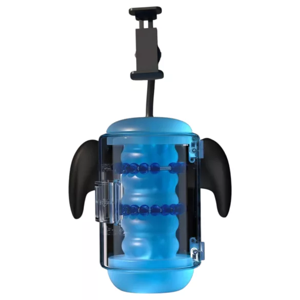 BLOWCAST Wingman Plus - automatický masturbátor pro muže - modrý