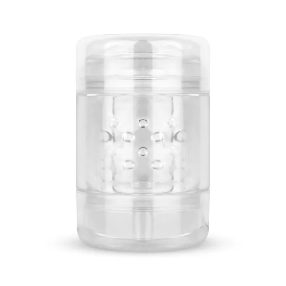 FPPR. - dvoustranný masturbátor - vagína a anální otvor - průhledný