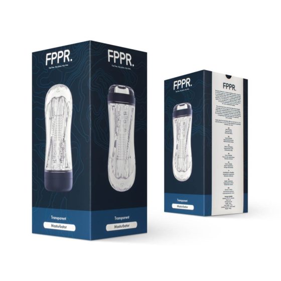 FPPR. - kroucený masturbátor (průsvitný)