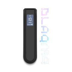 BLAQ - Dobíjecí digitální tyčový vibrátor (černý)