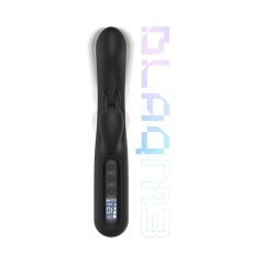   BLAQ - Nabíjecí digitální vibrátor s lechtací pákou (černý)