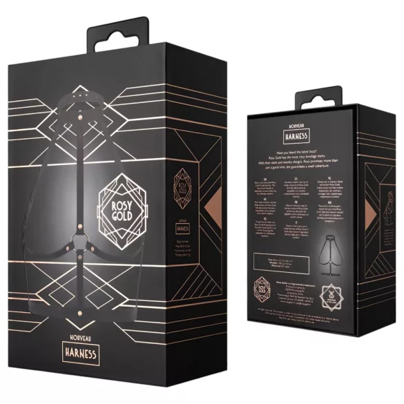 Rosy Gold - masážní hůlka - černá/rose gold