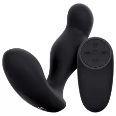   Easytoys Anal Collection - anální vibrátor s dálkovým ovládáním - černý