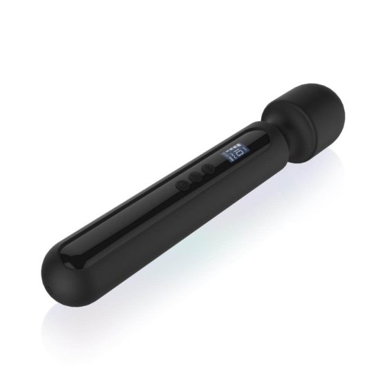 BLAQ - Dobíjecí, vodotěsný digitální masážní vibrátor (černý)