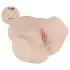 FWB - realistický vibrační masturbátor torzo - tělová barva