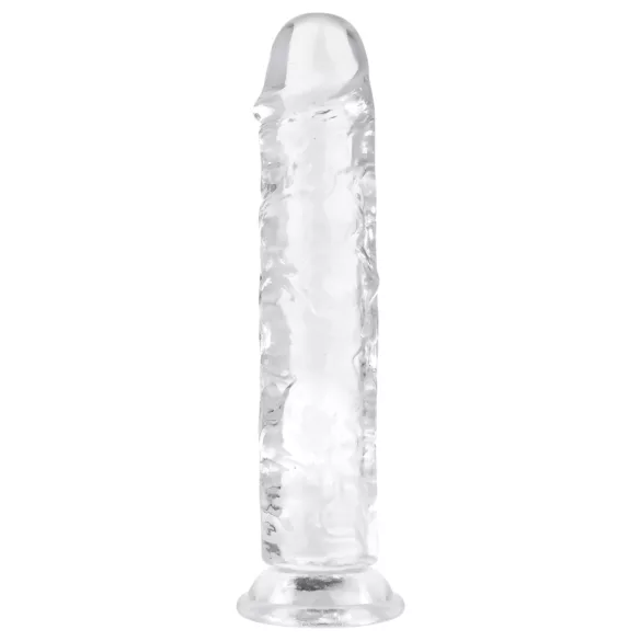 EasyToys - gelový dildo - 18 cm - transparentní