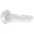 EasyToys - gelový dildo - 18 cm - transparentní
