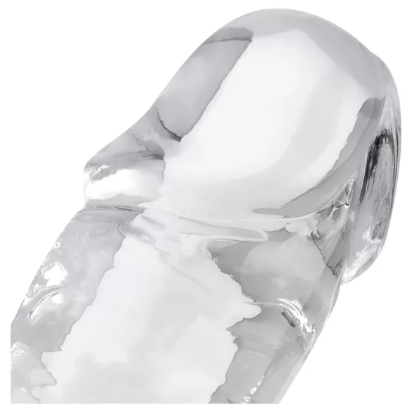 EasyToys - gelový dildo - 18 cm - transparentní